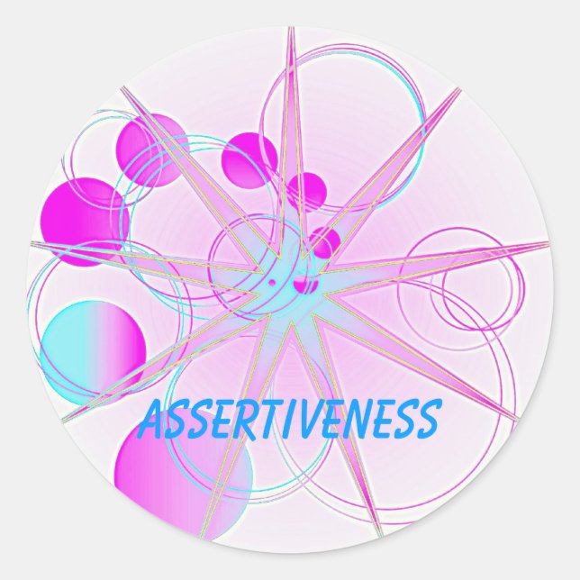 Adesivo Assertividade (adesivo de virtualização) (Frente)