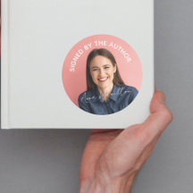 Assinado pelo Autor Book Signing Sticker Foto