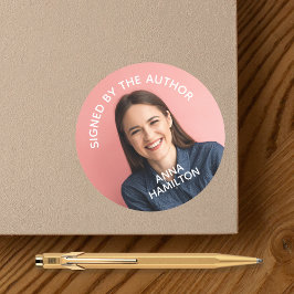 Adesivo Assinado pelo Autor Book Signing Sticker Foto