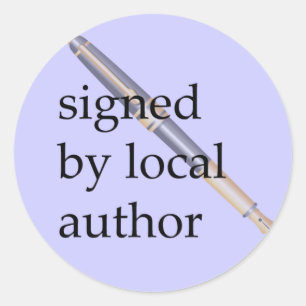 Adesivo Assinado pelo autor local