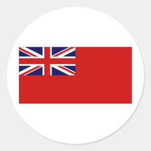Adesivo Assinante civil do Reino Unido Red Duster Flag