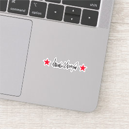 Adesivo Assinatura Trump