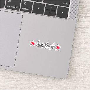 Adesivo Assinatura Trump