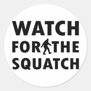 Adesivo Assista ao Squatch