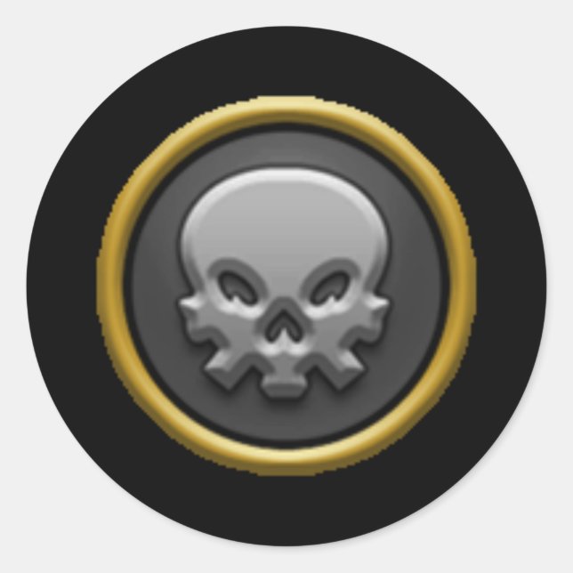 Adesivo Assistente101 Pintor da Escola de Morte (Frente)