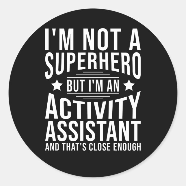 Adesivo Assistente de Atividade (Frente)