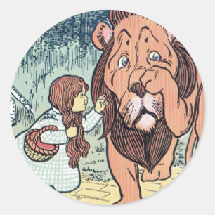 Adesivo Assistente de Vintagem de Caracteres Oz, Estrada d