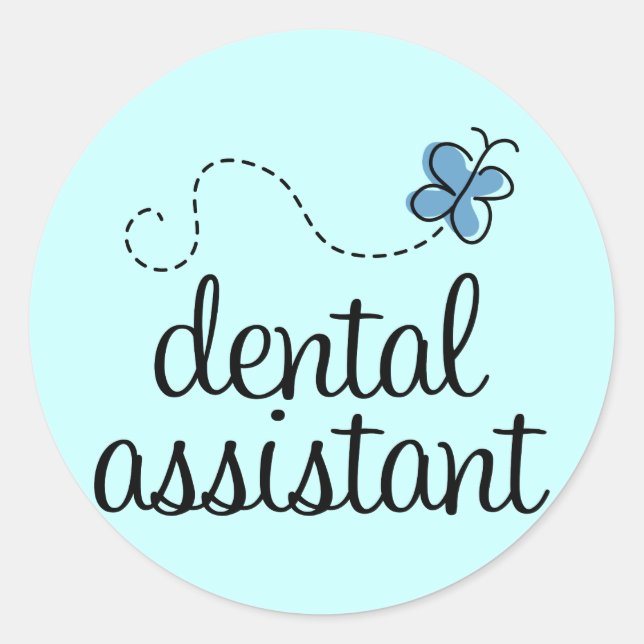 Adesivo Assistente dentário (Frente)