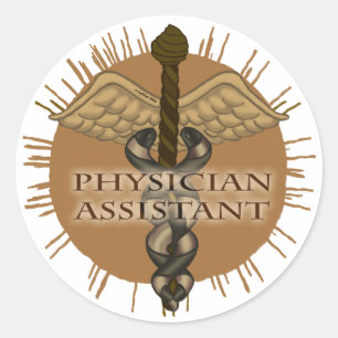 Adesivo Assistente médico Caduceus