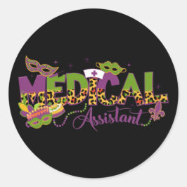 Adesivo Assistente Médico - Mardi Gras