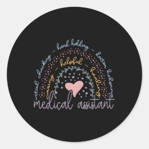 Adesivo Assistente médico Rainbow