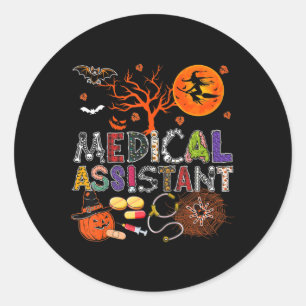 Adesivo Assistente Médico Zombie Zombie Costume Scary P