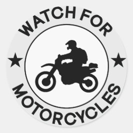 Adesivo assistir a motociclos