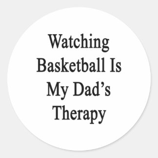 Adesivo Assistir Basquete É A Minha Terapia De Pai