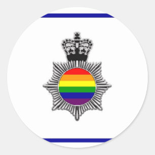 Adesivo Assoc. alegre da polícia, Reino Unido