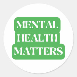 Adesivo Assuntos de Saúde Mental - Sensibilização Espalhad