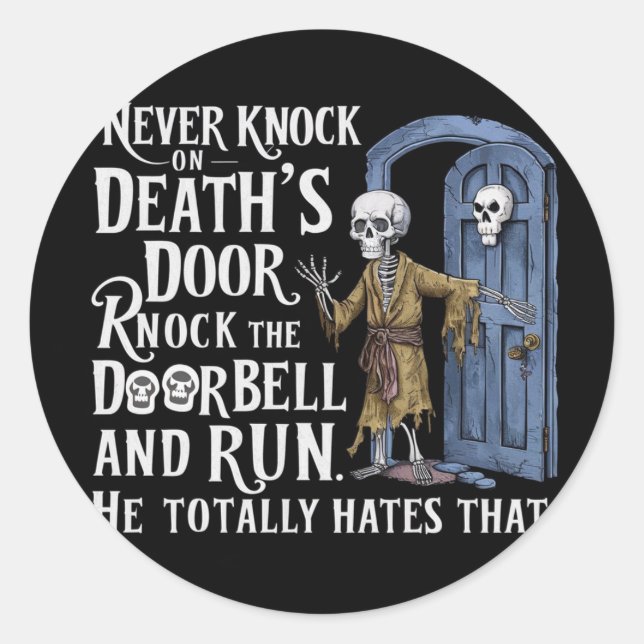 adesivo assustador (Frente)