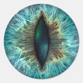 Adesivo Assustador do Halloween Dragon Eyeball