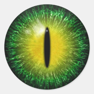 Adesivo Assustador do Halloween Dragon Eyeball