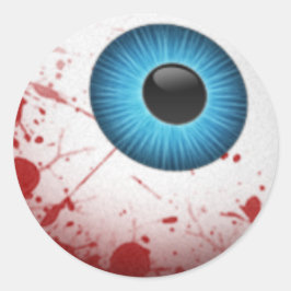Adesivo Assustador Halloween Eyeball