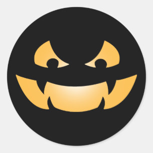 Adesivo Assustador Halloween Jack O' Lanterna