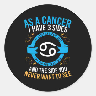 Adesivo Astrologia - Cancer de Sinal Zodiac