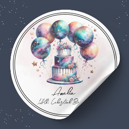 Adesivo Astrologia Celestial Mística Cósmica Obrigado