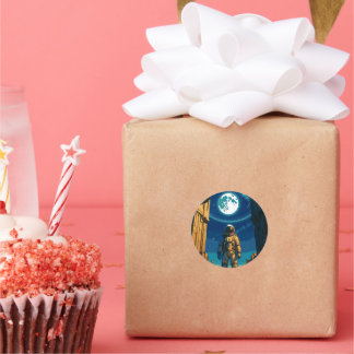 Adesivo Astronaut Beneath the Celestial Gate