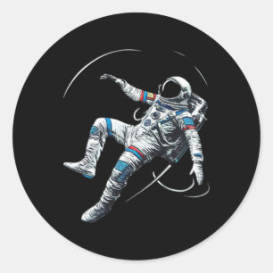 Adesivo Astronaut Muay Thai Boxe Caratê Kickboxing Marti