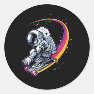 Adesivo Astronauta e skate