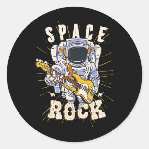 Adesivo Astronauta Espacial Guitarra Amantes Para A Guita