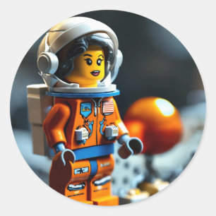 Adesivo Astronauta feminino