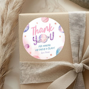 Adesivo Astronauta Menina de Astronauta - Obrigado, palerm