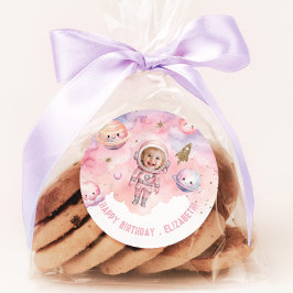 Adesivo Astronauta Pink Fotograma de Astronauta