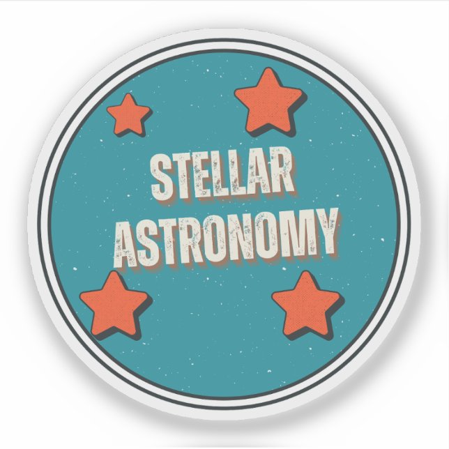 Adesivo Astronomia Estelar (Frente)