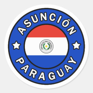 Adesivo Asunción Paraguai