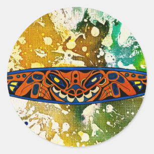 Adesivo Atabascan Totem por Michael Moffa