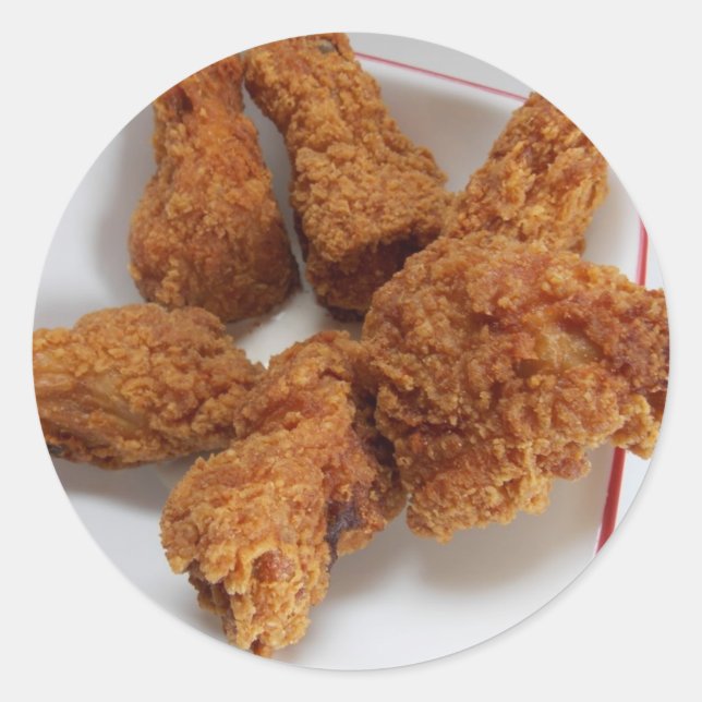 Adesivo Atalhos de Asas de Frango Quente (Frente)