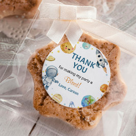 Adesivo Atalhos de Festa de aniversário para planetas espa