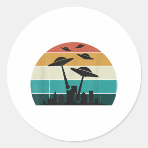 Adesivo Ataque OVNI Retroativo Sunset - Legal Molho Voador