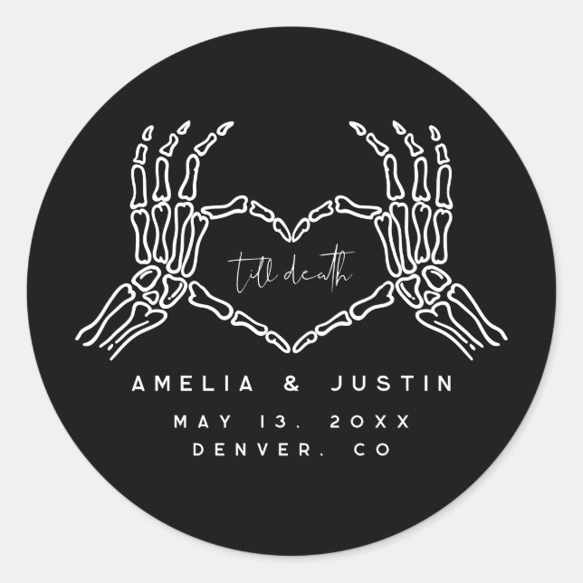 Adesivo Até a morte do Halloween... (Frente)