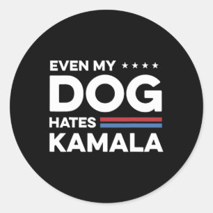 Adesivo Até Meu Cão Odeia Kamala