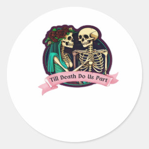 Adesivo Até que a Morte nos Separe Arte de São Valentim –
