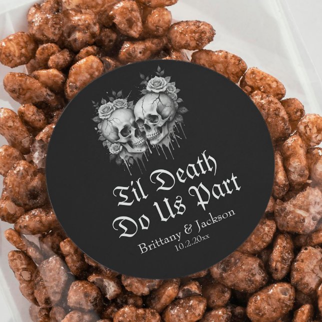 Adesivo Até que a Morte nos Separe Casamento (Criador carregado)