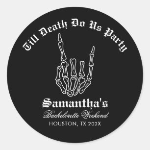 Adesivo Até que a Morte nos Separe da Festa de Despedida d