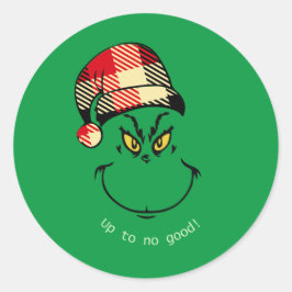 Adesivo Até Sem Bom - Caractere de Natal Verde