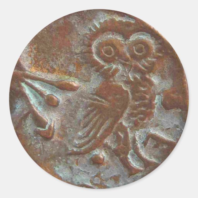 Adesivo Atenas Owl Sticker (Frente)