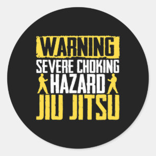 Adesivo Atenção Eu Posso Jiu Jitsu Lutador Judô Arte Marci