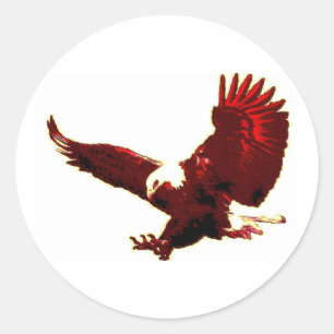 Adesivo Aterragem Eagle - Eagle em vôo