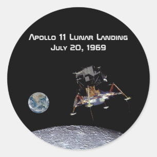 Adesivo Aterragem lunar de Apollo 11